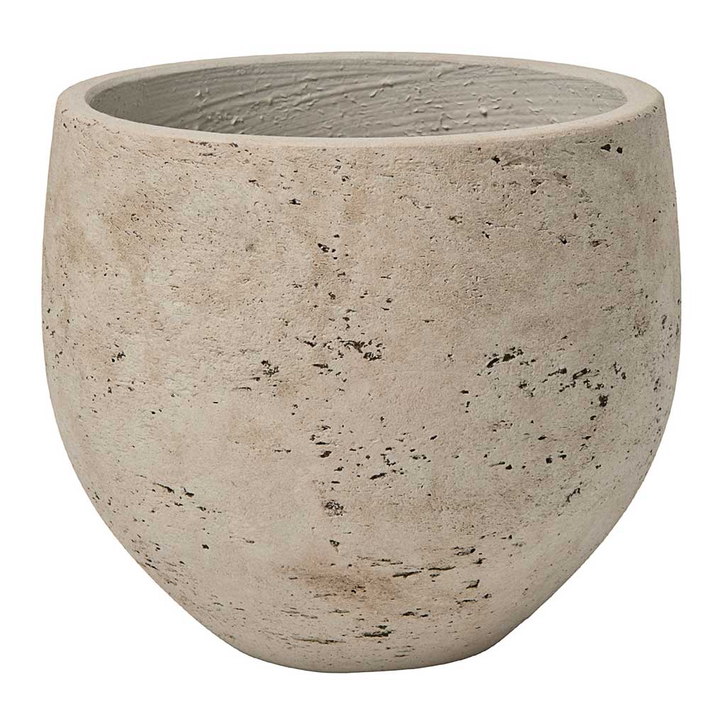 Mini Orb Kevan Plant Pot - Grey Washed - Small