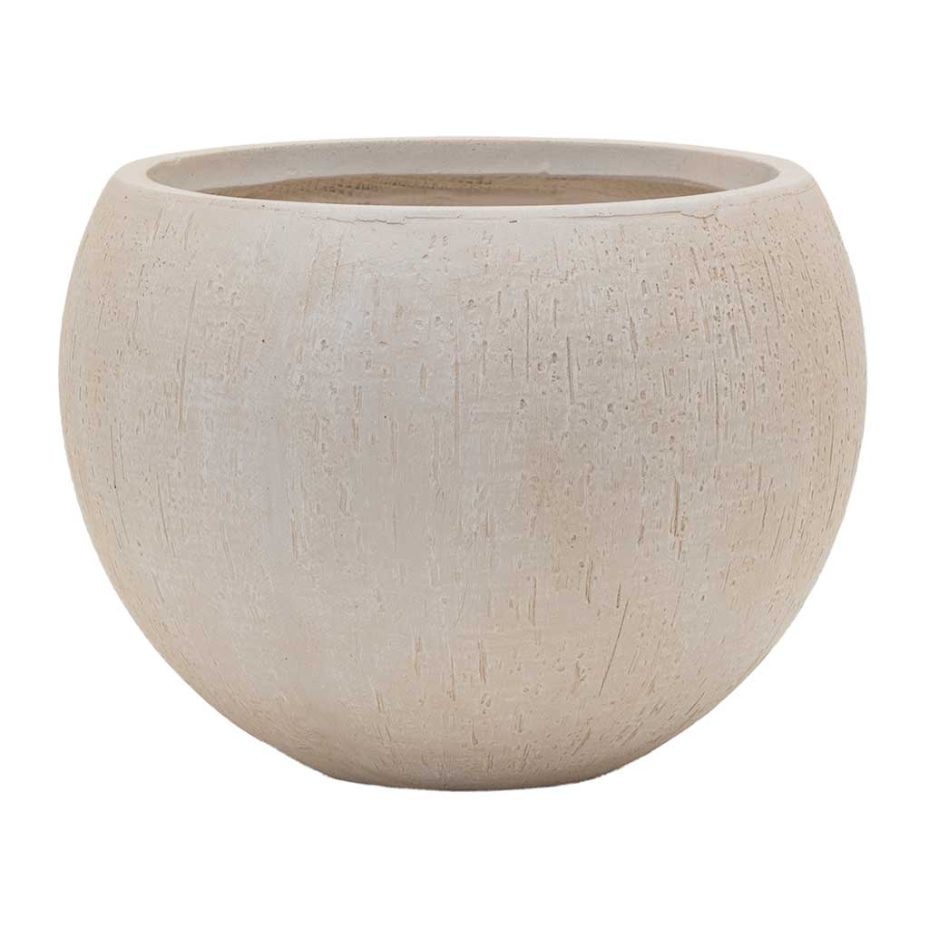 Raindrop Bowl Planter - Stone