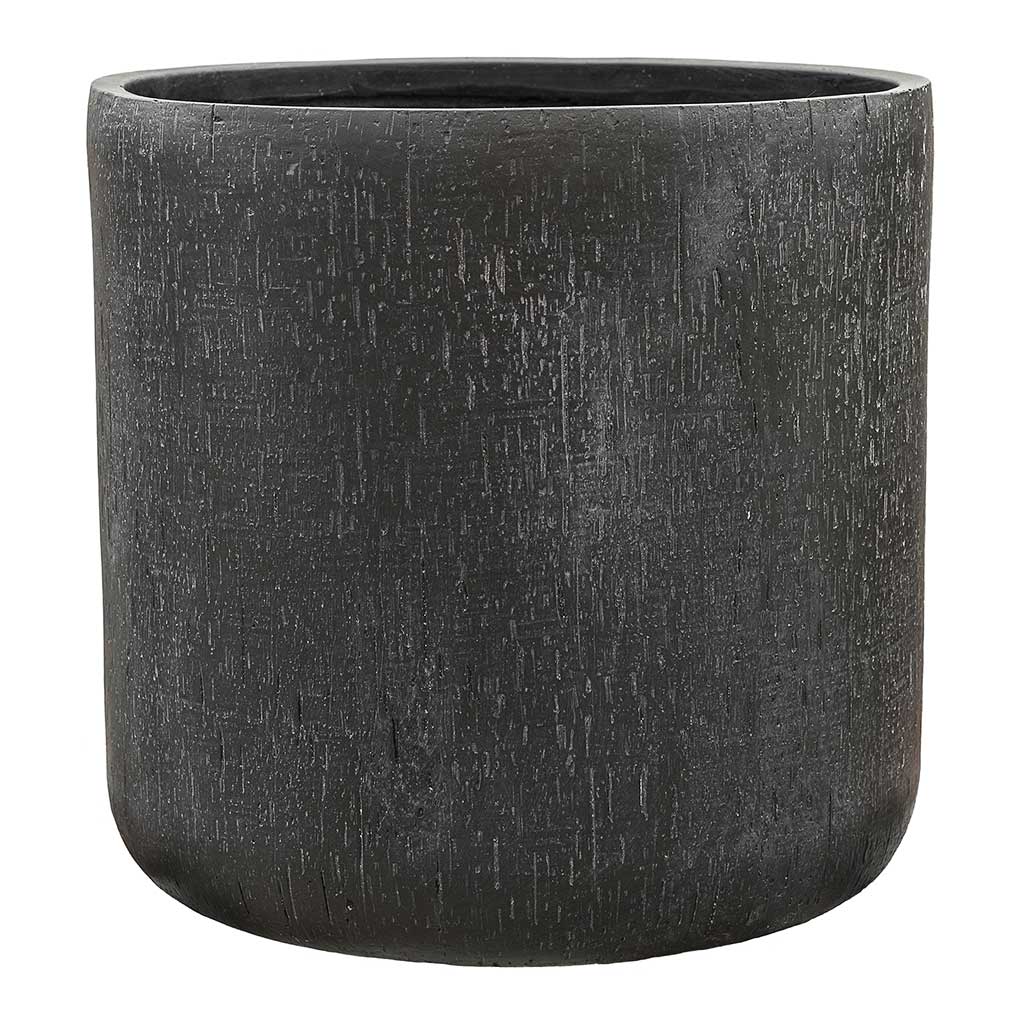 Raindrop Round Planter - Anthracite 51cm