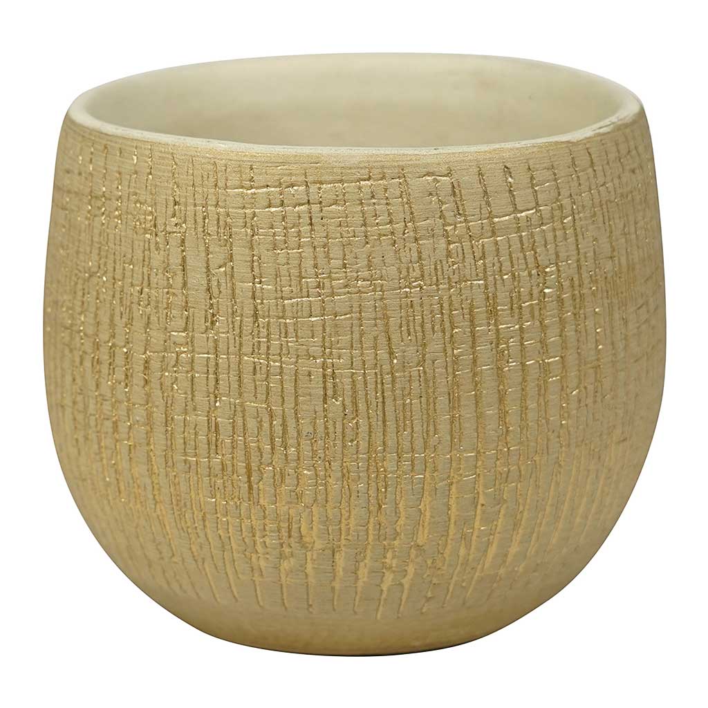 Ryan Plant Pot - Sand Gold - Small