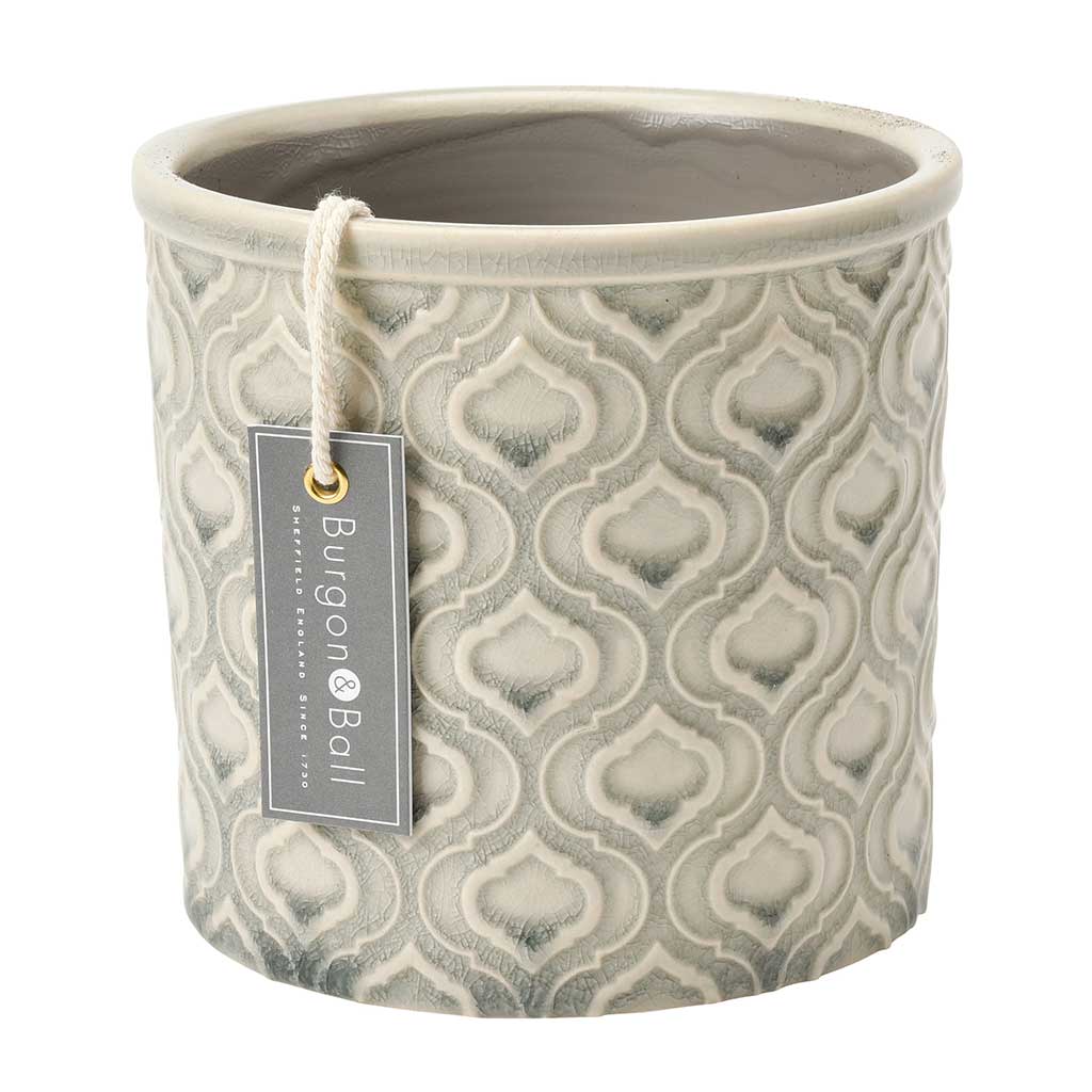 Venetian Plant Pot - Grey - Small