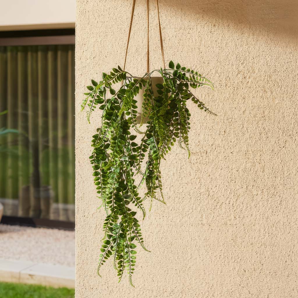 Adianthum Hanging Bush FR UV Artificial 80cm Lifestyle
