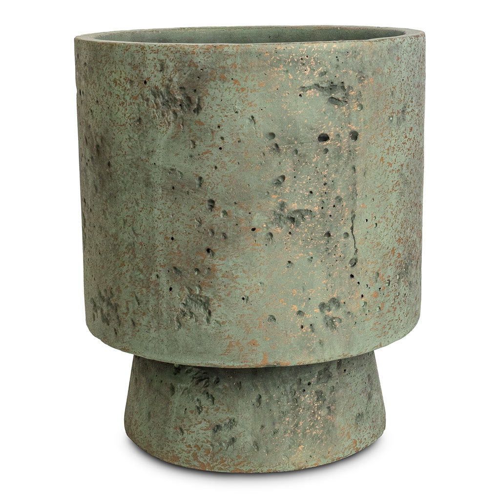 Aily Pot Grey Teal - 17x20cm