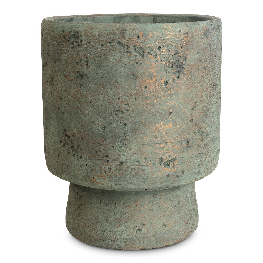 Aily Pot Grey Teal - 19x23cm