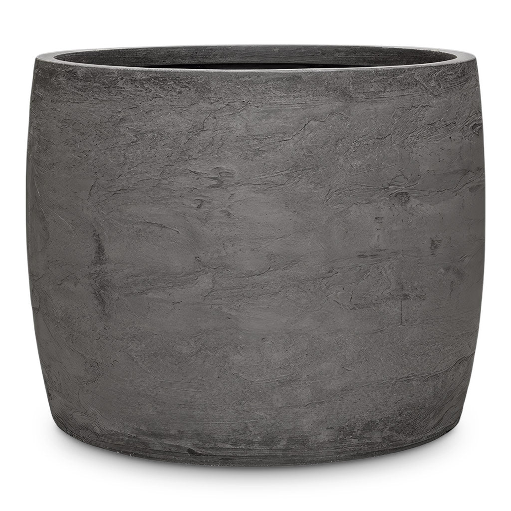 Algar Barrel Planter Grey 60x48cm