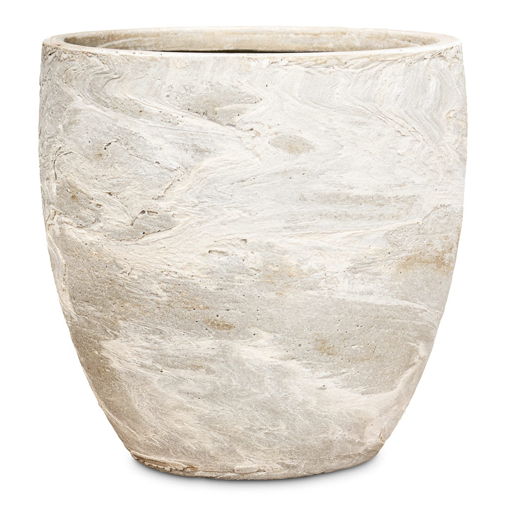 Algar Couple Planter White - 34x34cm