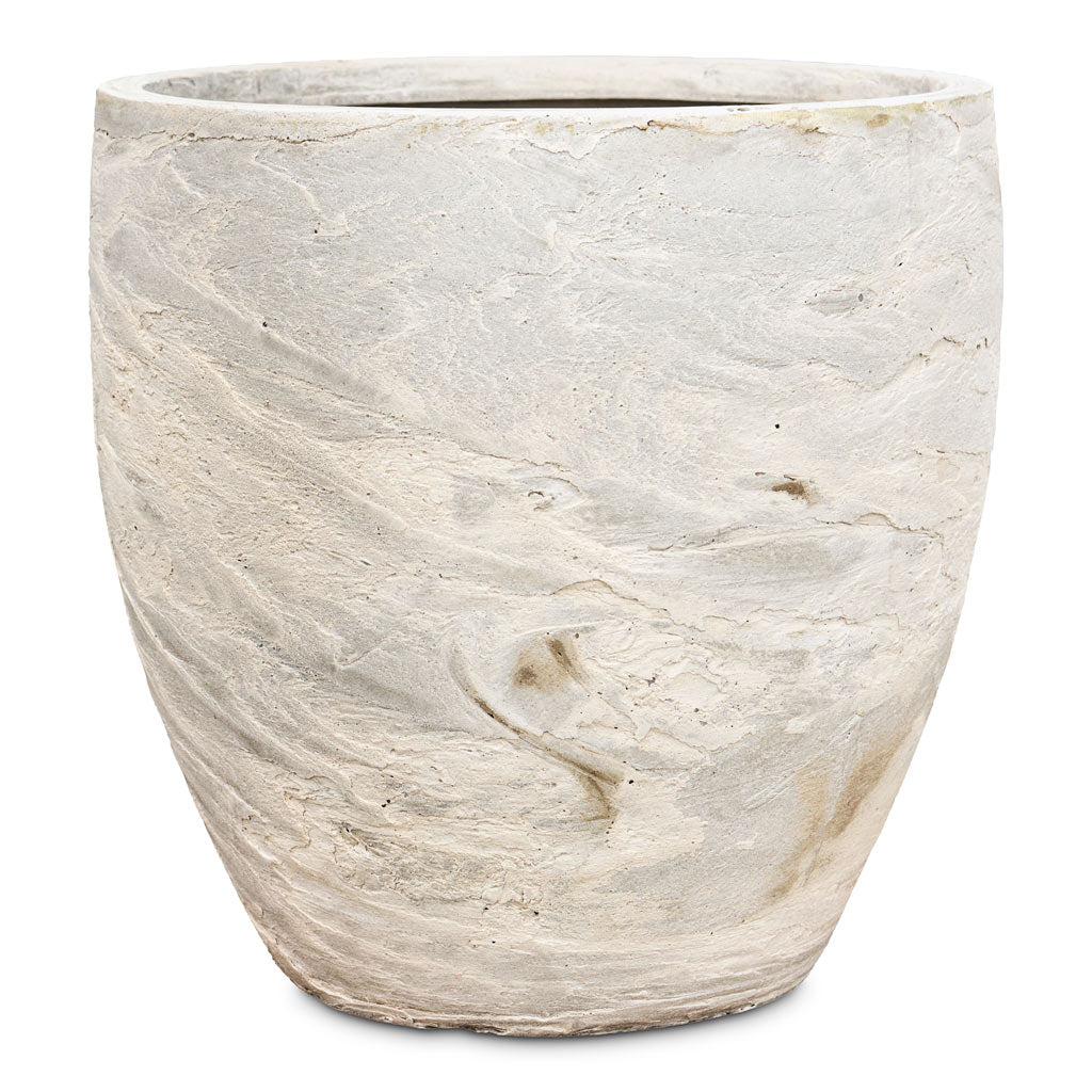 Algar Couple Planter White - 44x44cm