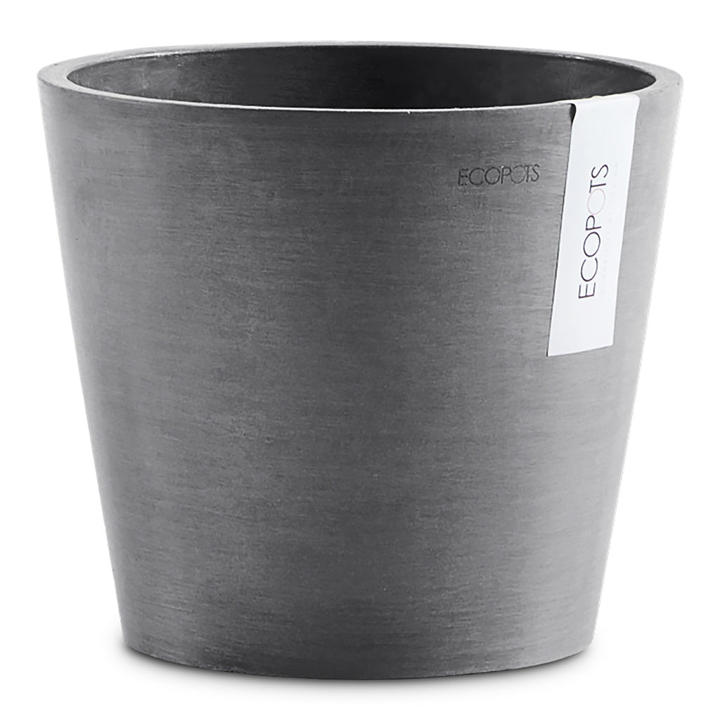 Amsterdam Bucket Planter Grey 20x18cm