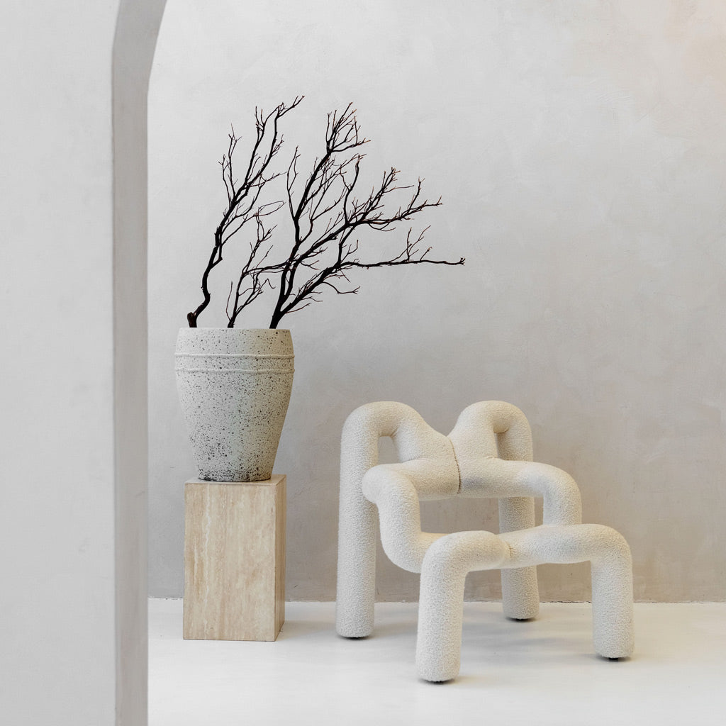 Ares Mediterranean Planter - Chalk White & Modern Art Furniture