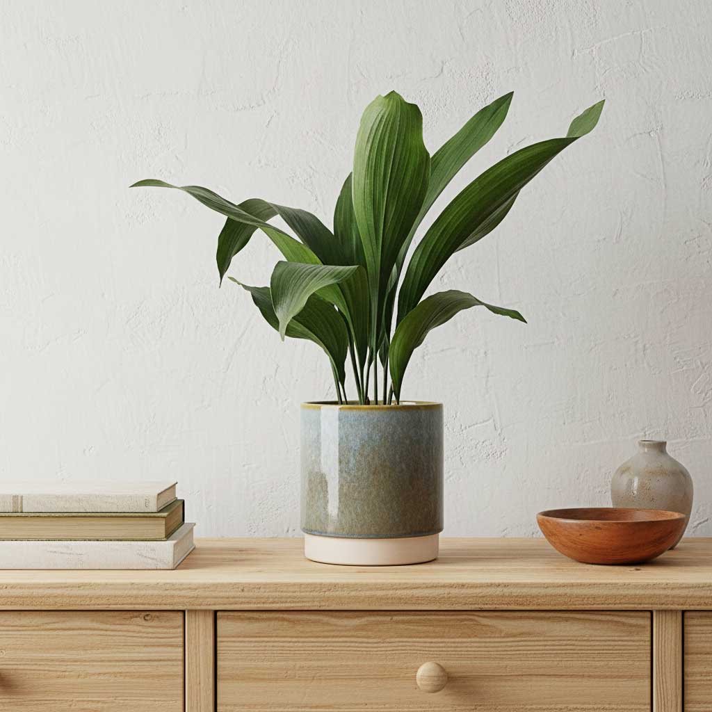 Aspidistra - 24x110cm In Sandora Couple Green - 36x34cm