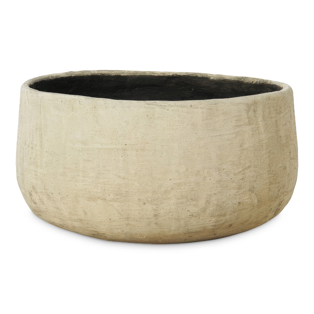 Aya Sabi Bowl Planter Wabi Beige 33x17cm