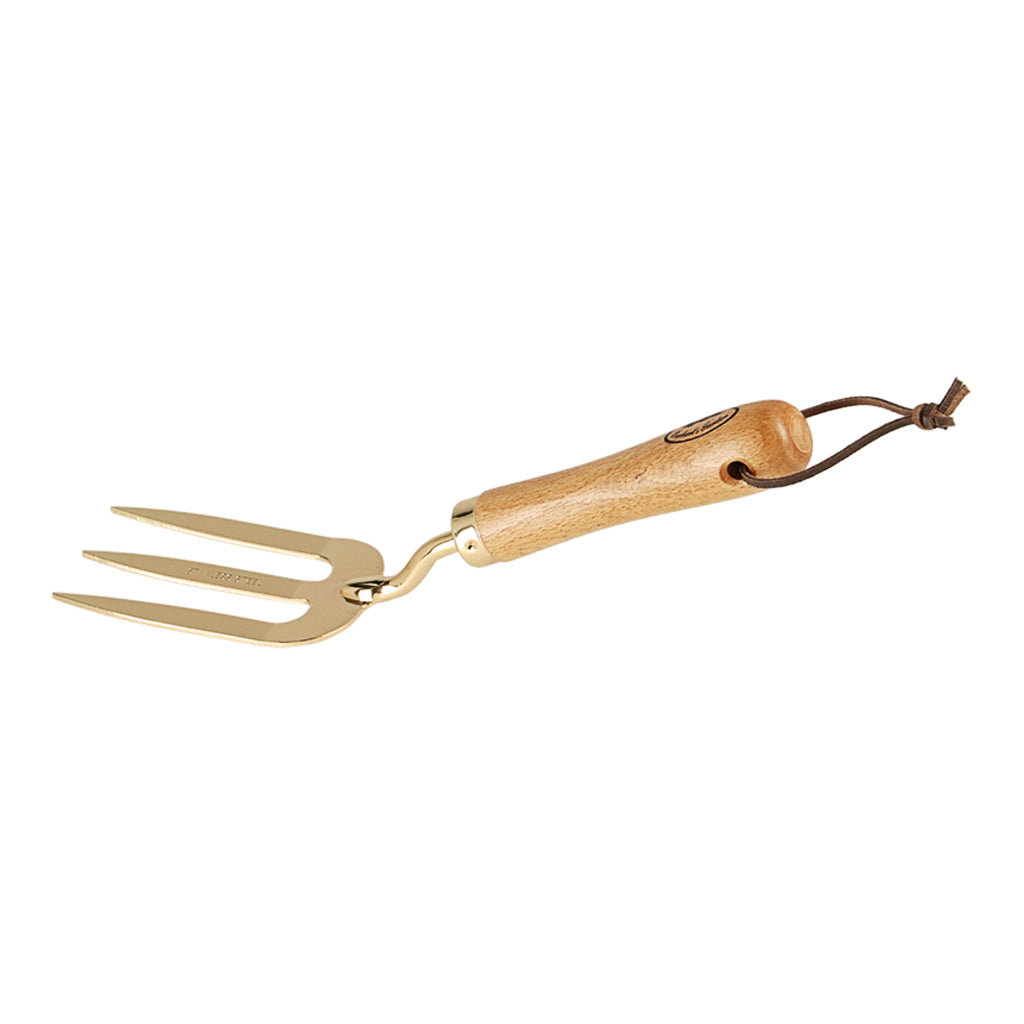 Beech Wood Fork Gold Plated 
Stainless Steel