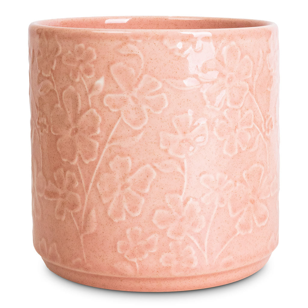 Betsy Pot Floral Pink - 17.5x16.5cm