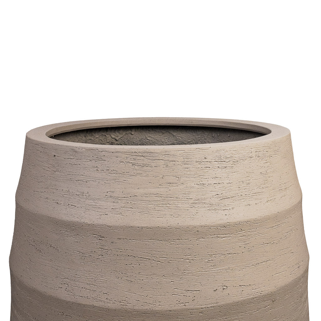 Bordo Tall Balloon Planter - Sand Opening