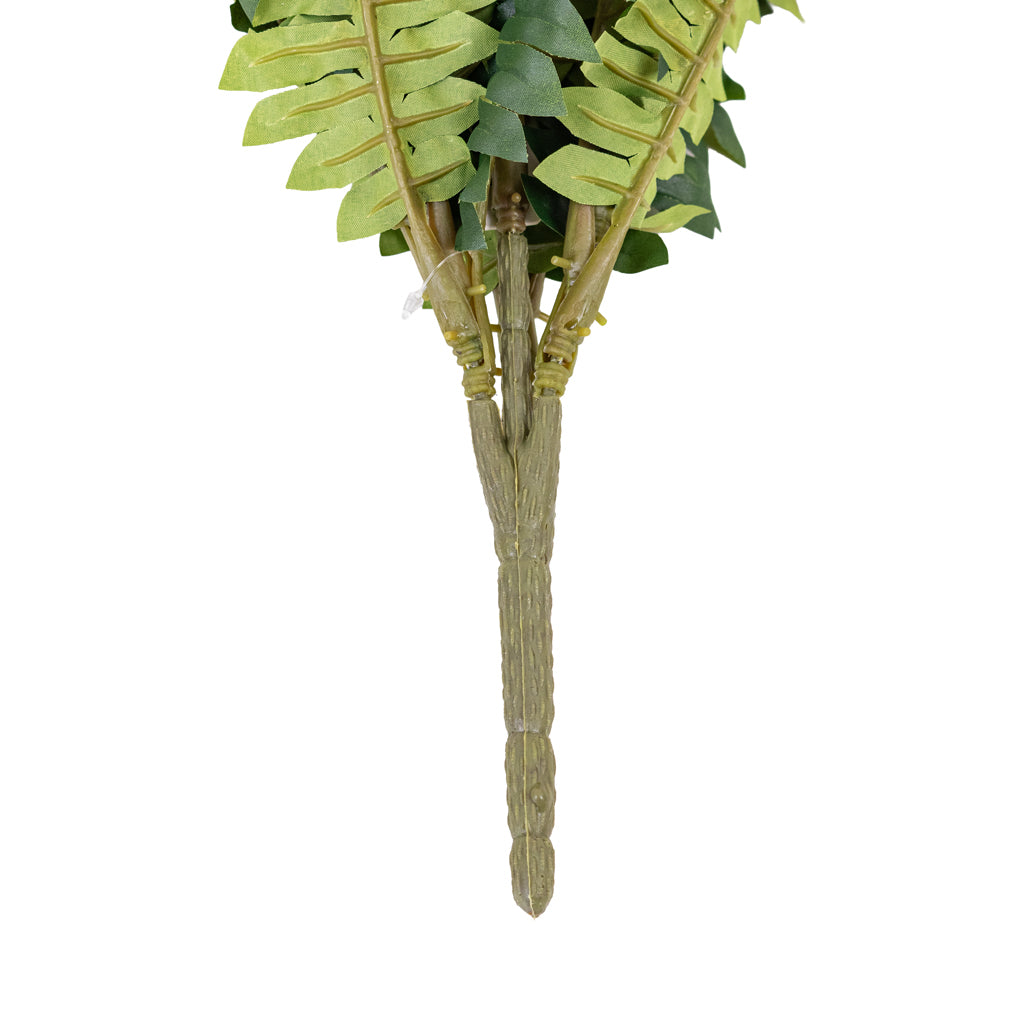 Boston Fern Artificial Stem Close up