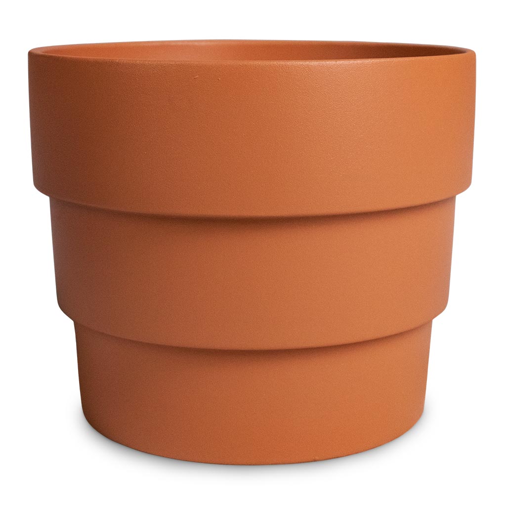 Boston Tiered Plant Pot - Terracotta Medium