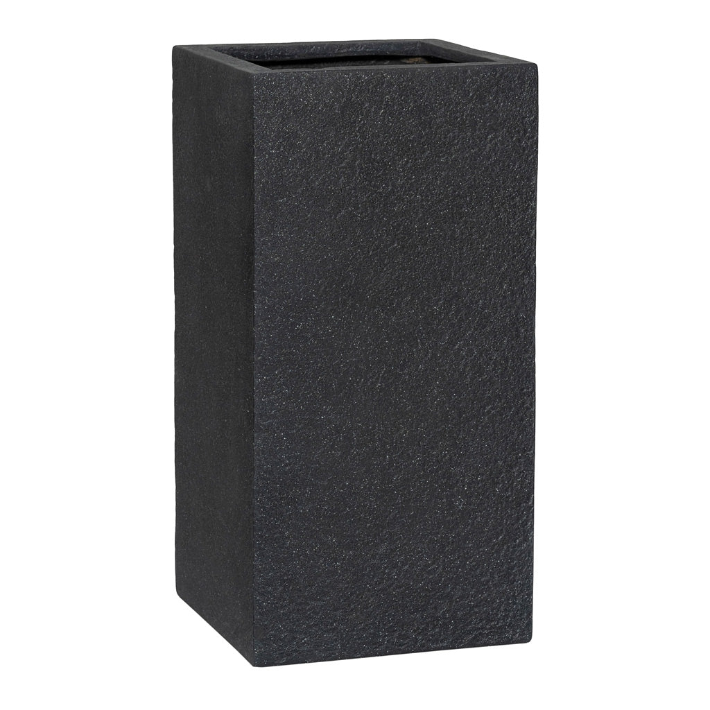 Bouvy Granite Planter - Midnight Black