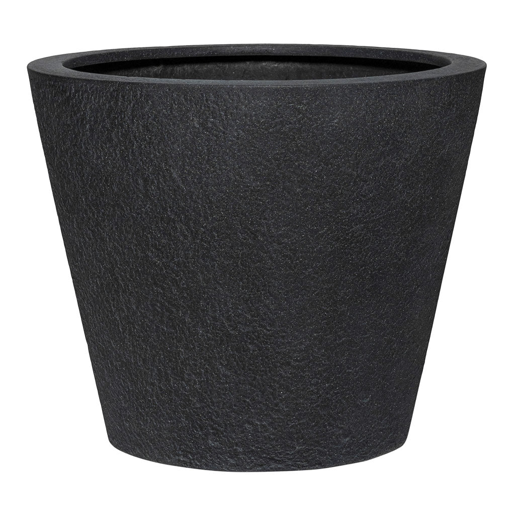 Bucket Granite Planter - Midnight Black