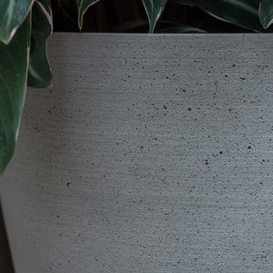Bucket Refined Planter Clouded Grey Textured Sandstone