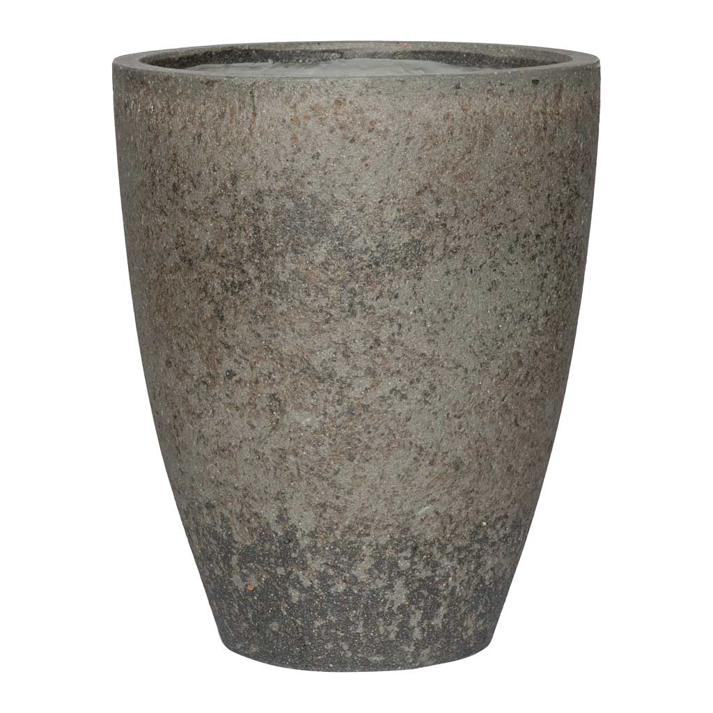 Cement &amp; Stone Ben Planter - Granite Grey