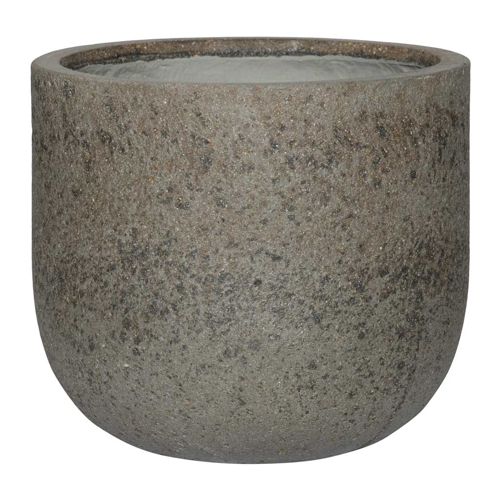 Cement & Stone Cody Plant Pot - Granite Grey - Large