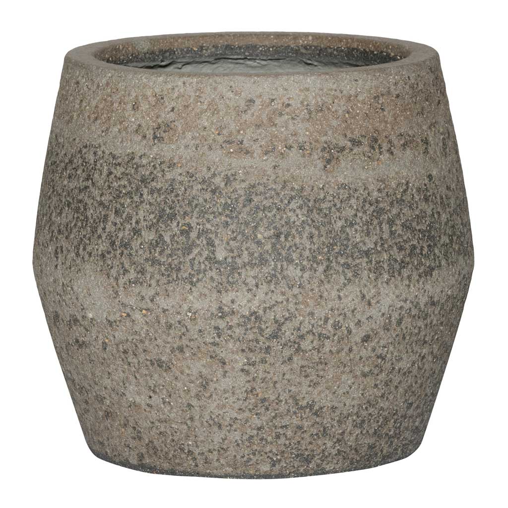 Cement & Stone Harley Plant Pot - Granite Grey