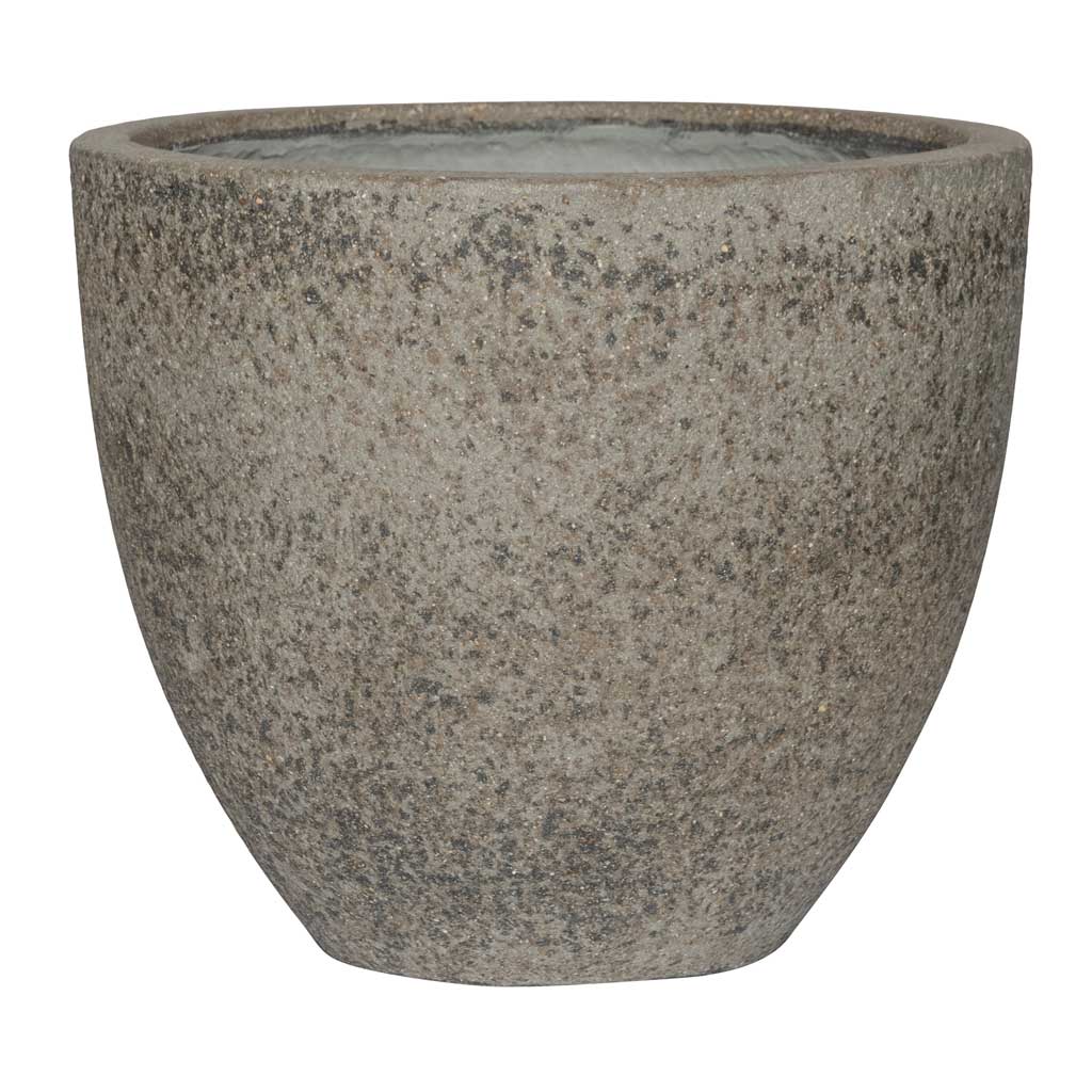 Cement &amp; Stone Jesslyn Plant Pot - Granite Grey