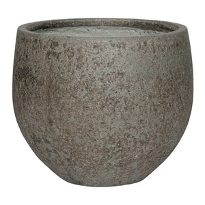 Cement & Stone Mini Orb Plant Pot - Granite Grey