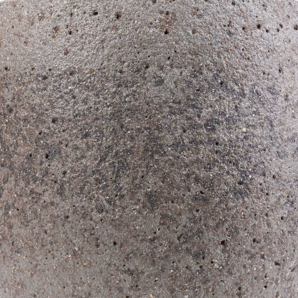 Harith Cement & Stone Plant Pot - Granite Grey - Surface