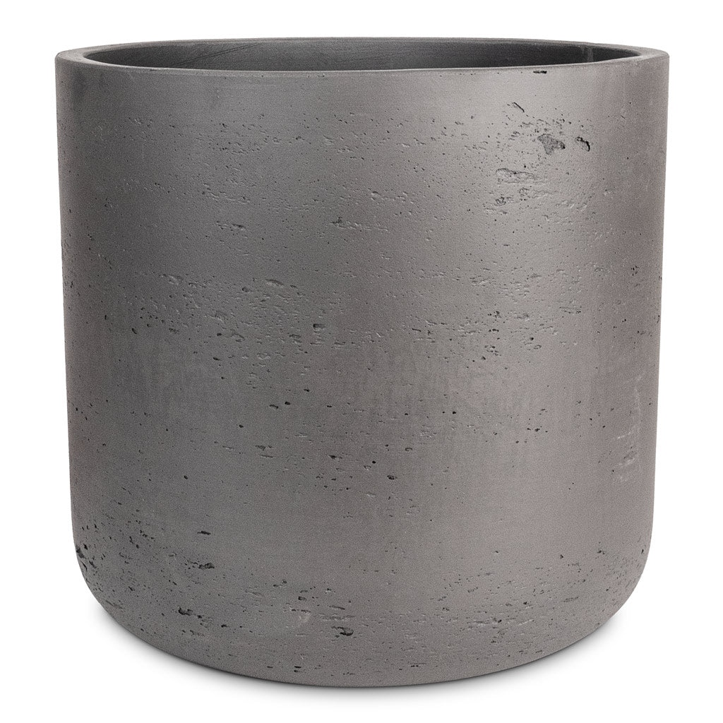 Charlie Plant Pot Black Washed - 25x24cm