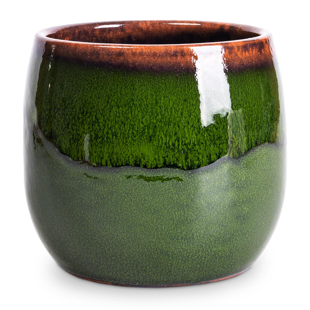 Charlotte Plant Pot - Green - Quality Indoor Plant Pots | Hortology ...