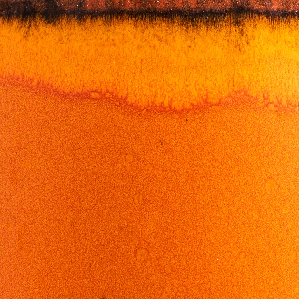 Charlotte Plant Pot - Orange - Surface Texture