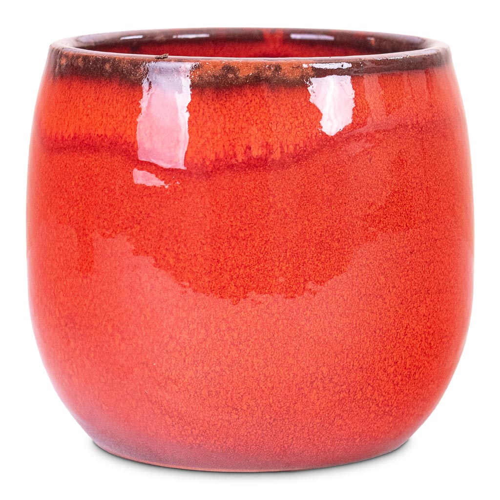 Charlotte Pot Red 15x13cm