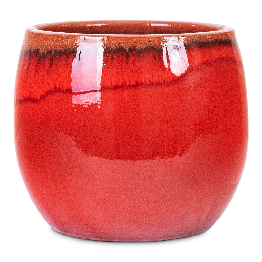Charlotte Pot Red 19x16cm