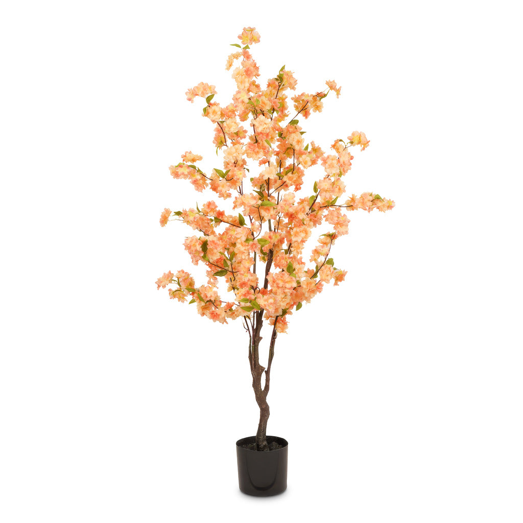 Cherry Blossom Tree Peach Potted Artificial 175cm