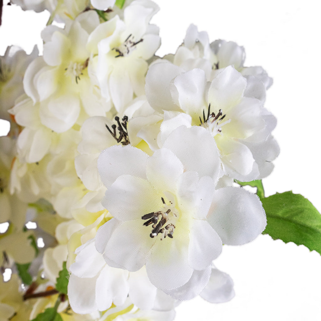 Cherry Blossom Tree White Artificial Close Up Of Blossoms