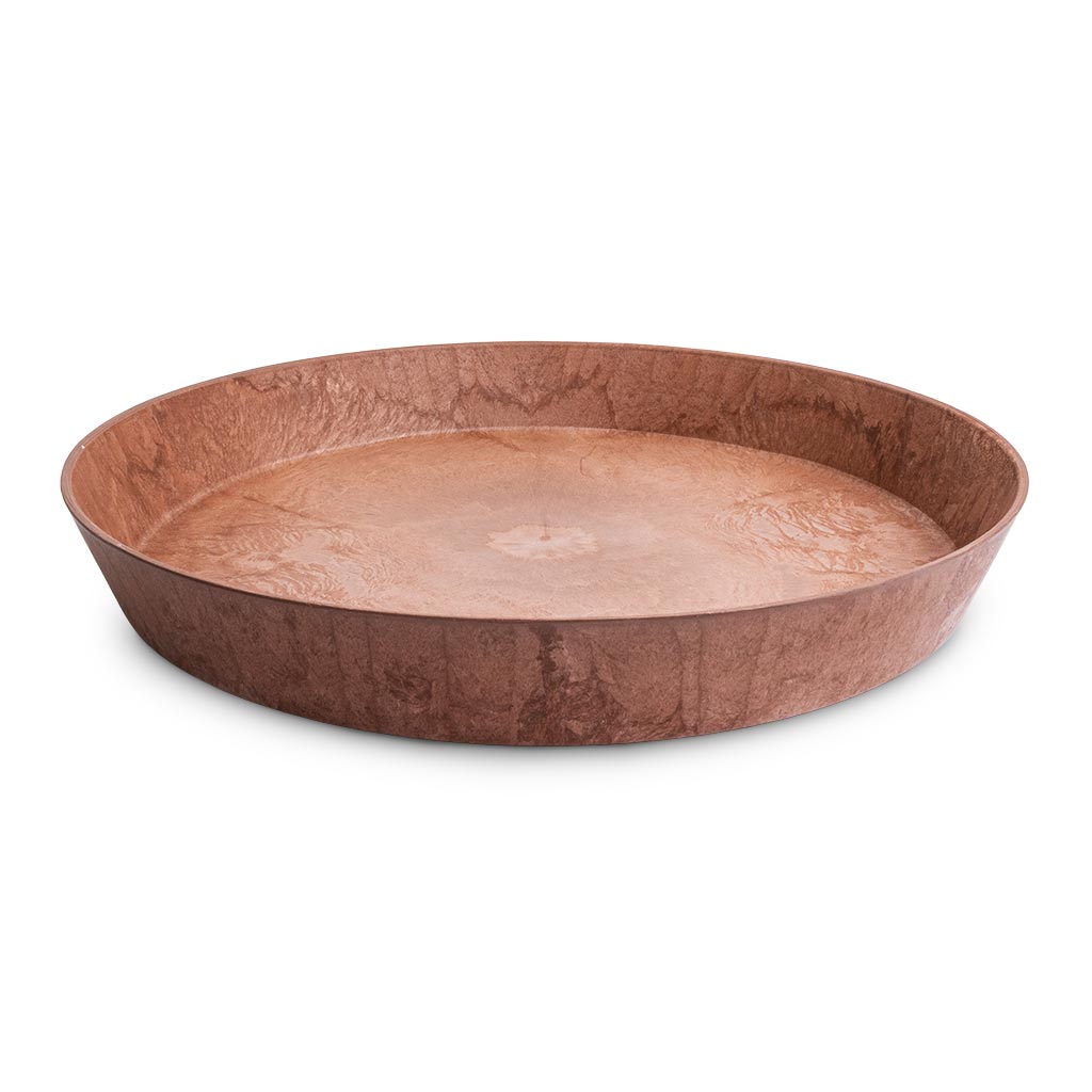 Claire Artstone Flower Pot Saucer - Oak - Plant Saucers | Hortology
