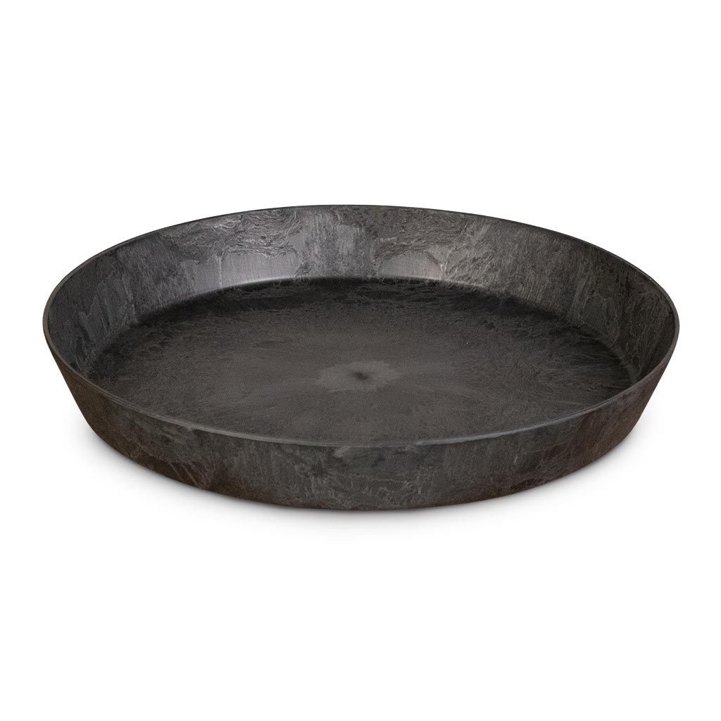 Claire Artstone Plant Pot Saucer - Black Medium