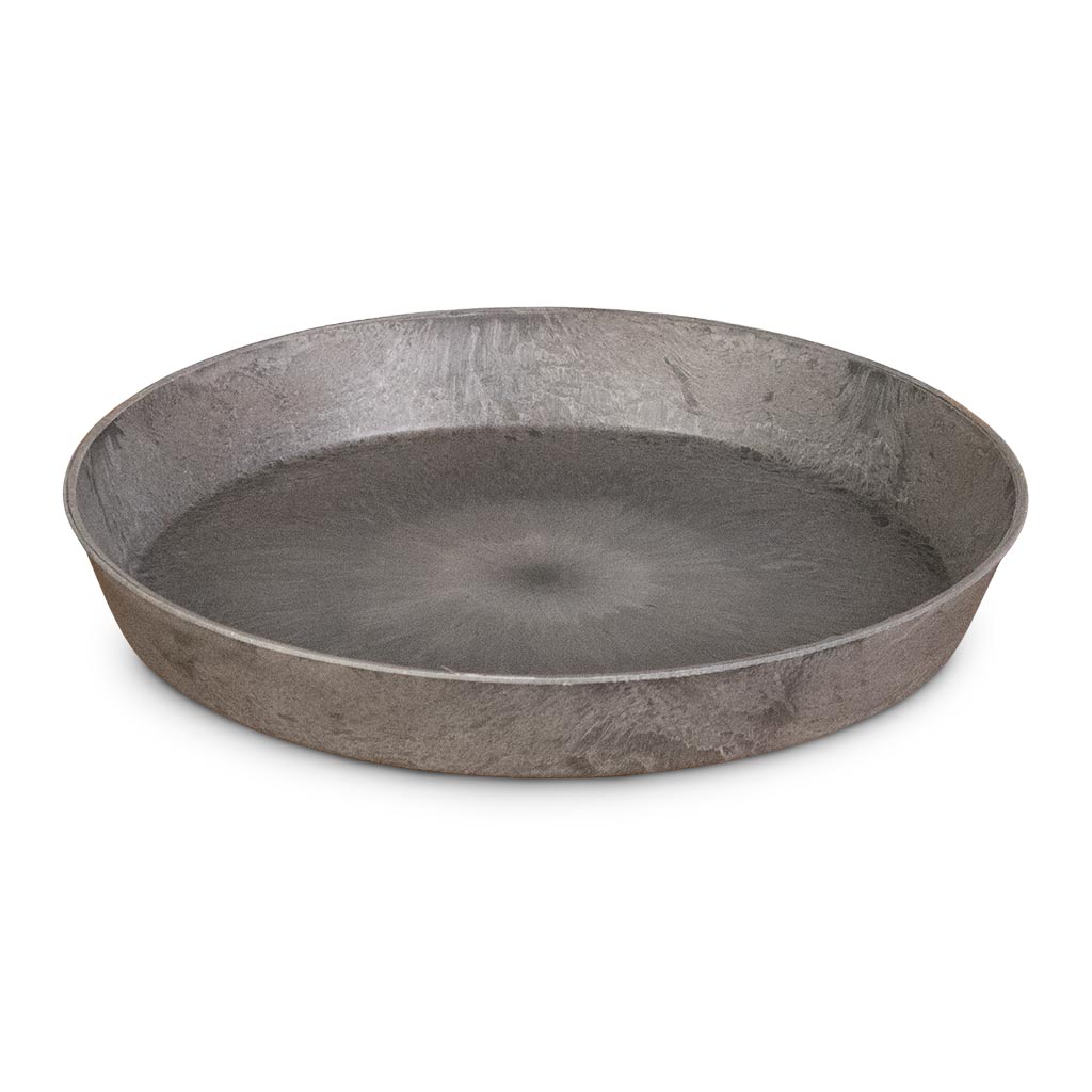 galvanized plant saucer Claire Artstone Flower Pot Saucer - Grey - Plant Saucers | Hortology