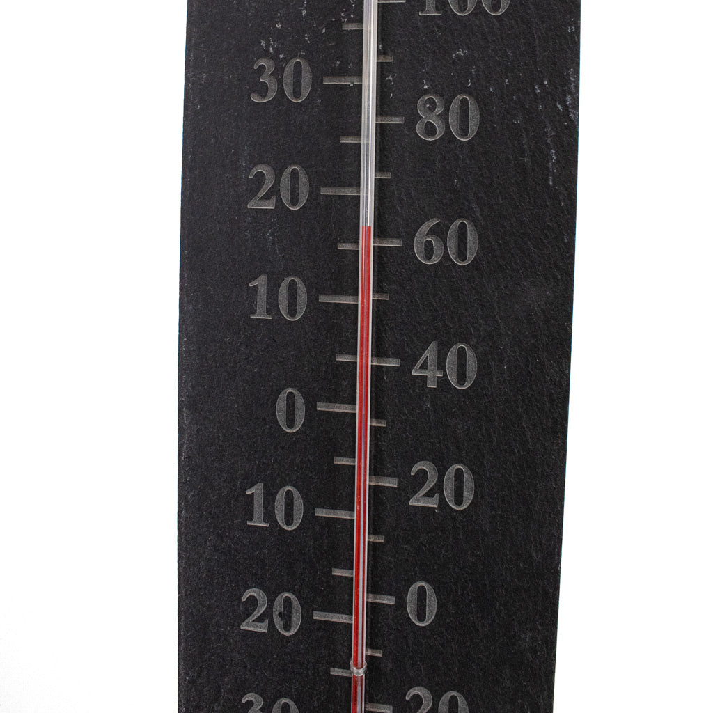 Classic Thermometer - Dark Slate Close Up