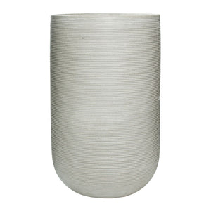 Cody Plant Vase - Ridged Cement XL