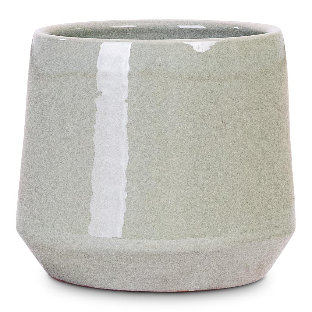 Common Pot Shiny Olive 17x15cm