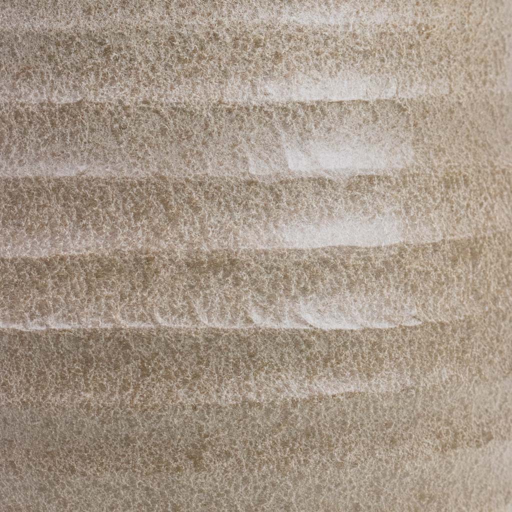 Devon Pot Beige Honeycomb Close up