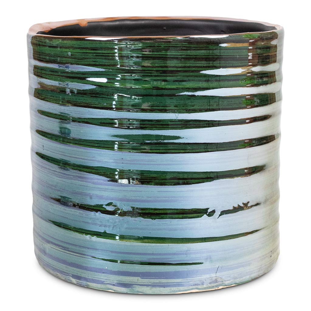 Didi Plant Pot Pearl Green - 14x13cm