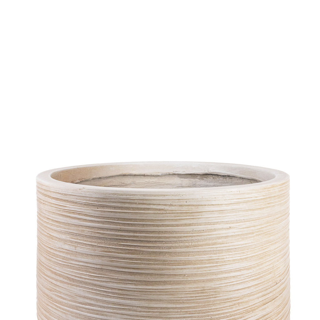 Dune Cylinder Planter - Oat - Opening