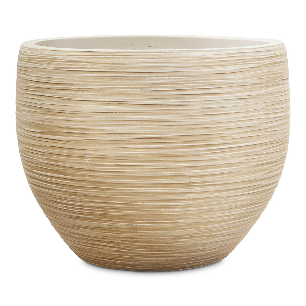 Dune Globe Planter Oat - 37x29cm