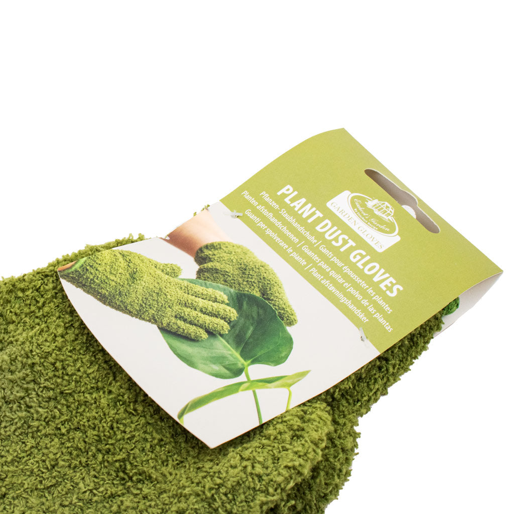 Microfibre Plant Dusting Gloves - Green