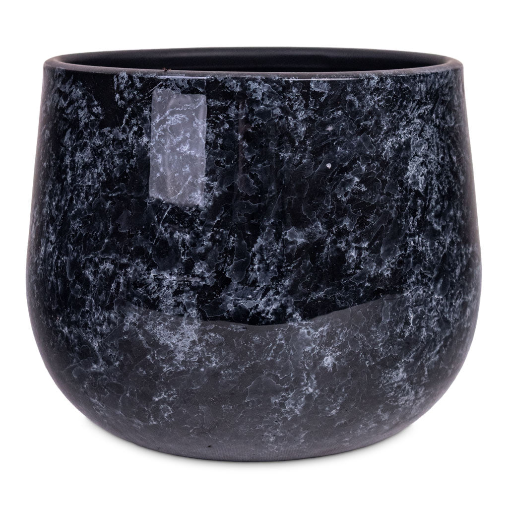 Emmie Metal Pot Mystic Blue 15x13cm