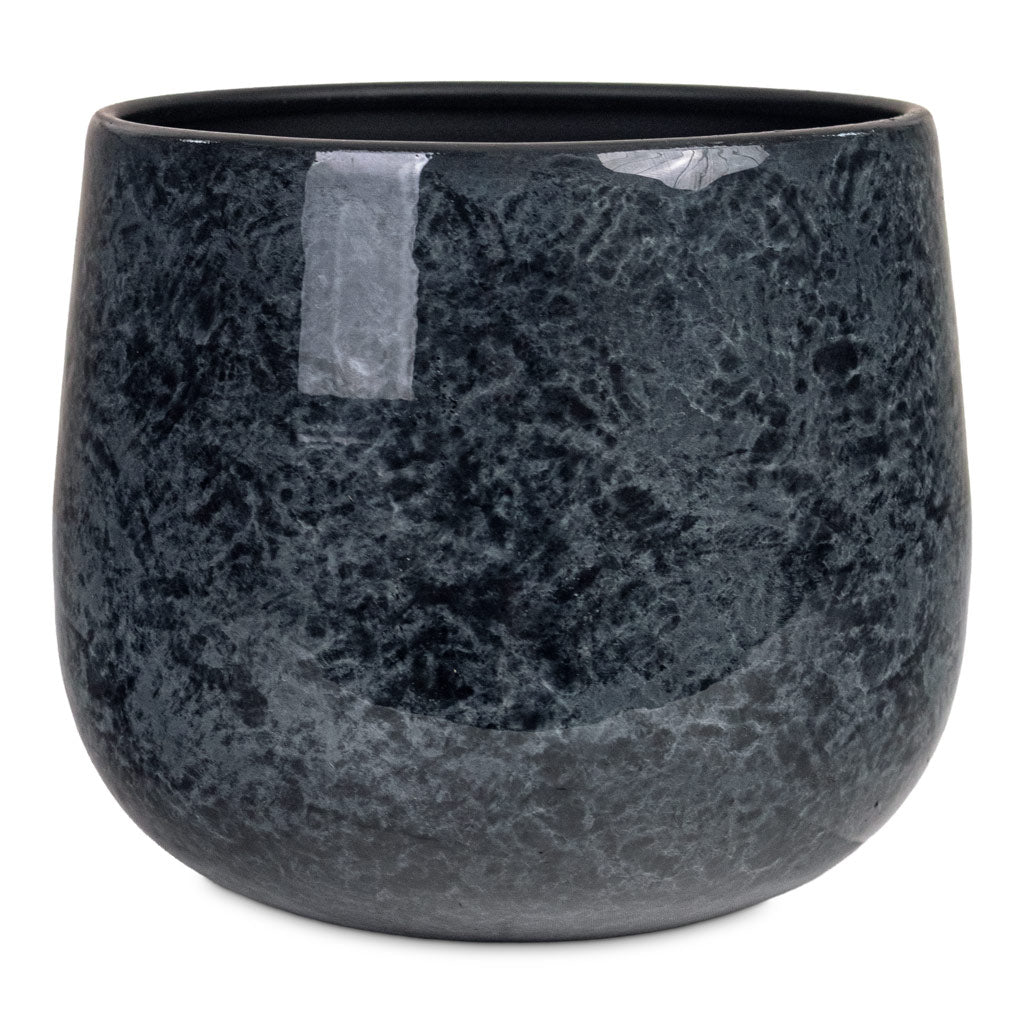 Emmie Metal Pot Mystic Blue 19x17cm