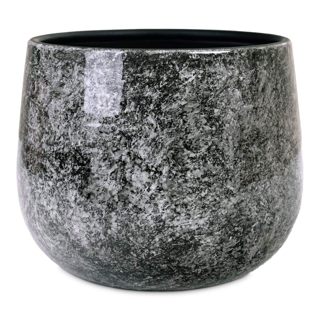 Emmie Metal Pot Mystic Grey 15x13cm
